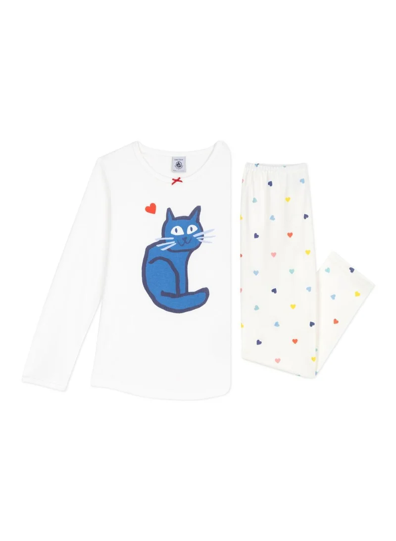 بيتي باتو Children's cat design cotton pyjamas.